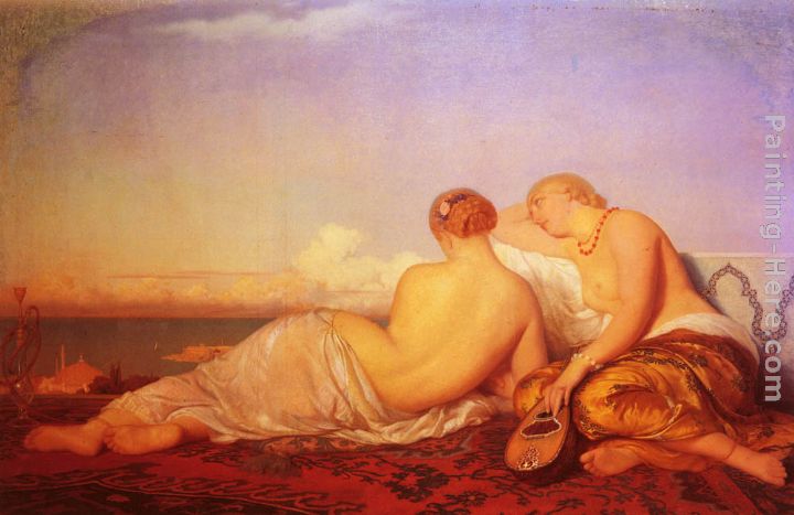 Les Deux Odalisques Contemplant Le Bosphore